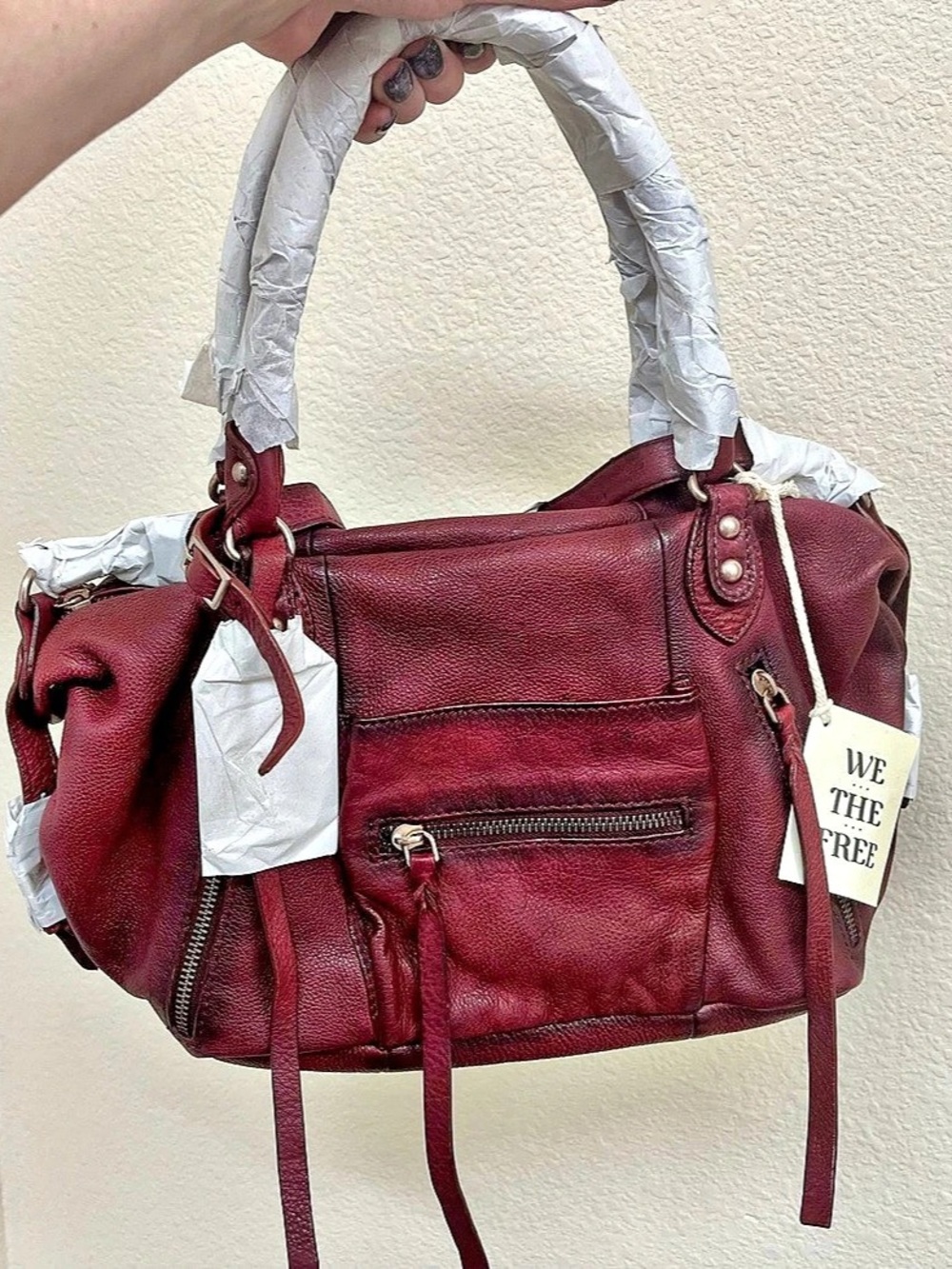 We the Free Baby Emerson Baby Tote Bag in Red Rock NWT